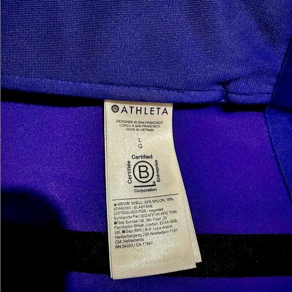Athleta Glacier Softshell Jacket in Noble Blue (purple). - Picture 6 of 6